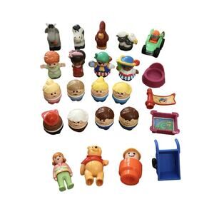 Vintage Little Tikes Toddle Tots Playmobil Disney Lego Winnie the Pooh Toy Lot